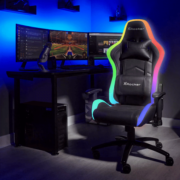 X Rocker® Bravo Esports  Neo Motion LED Gaming Chair